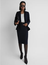 Women - Petite Tailored Pencil Skirt in Navy | Reiss